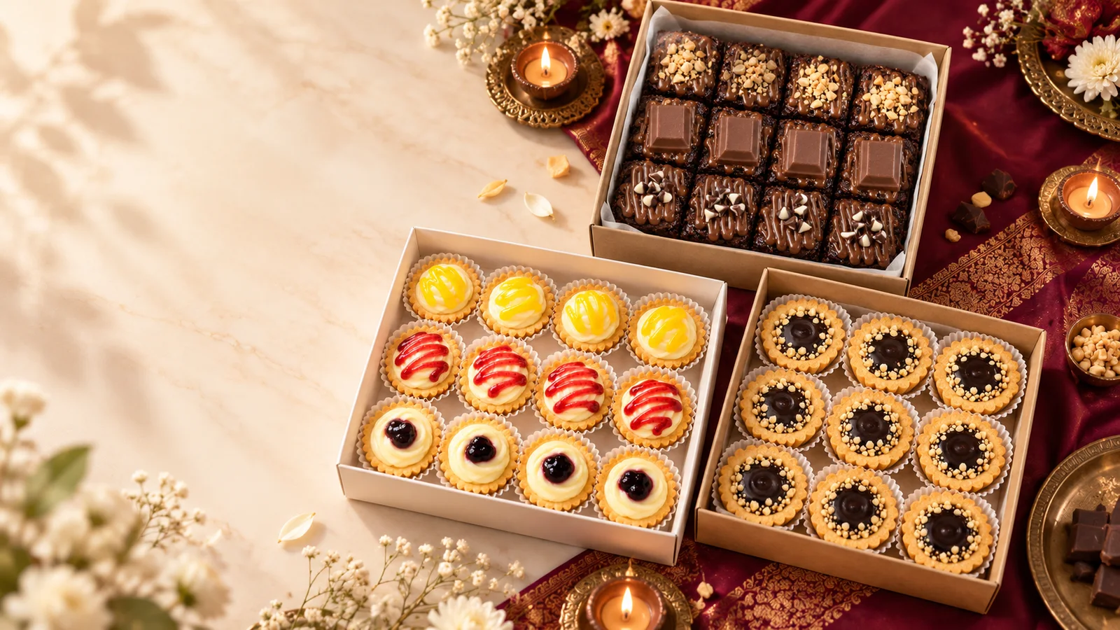 Deepavali dessert selection from Maneeka Delicacy