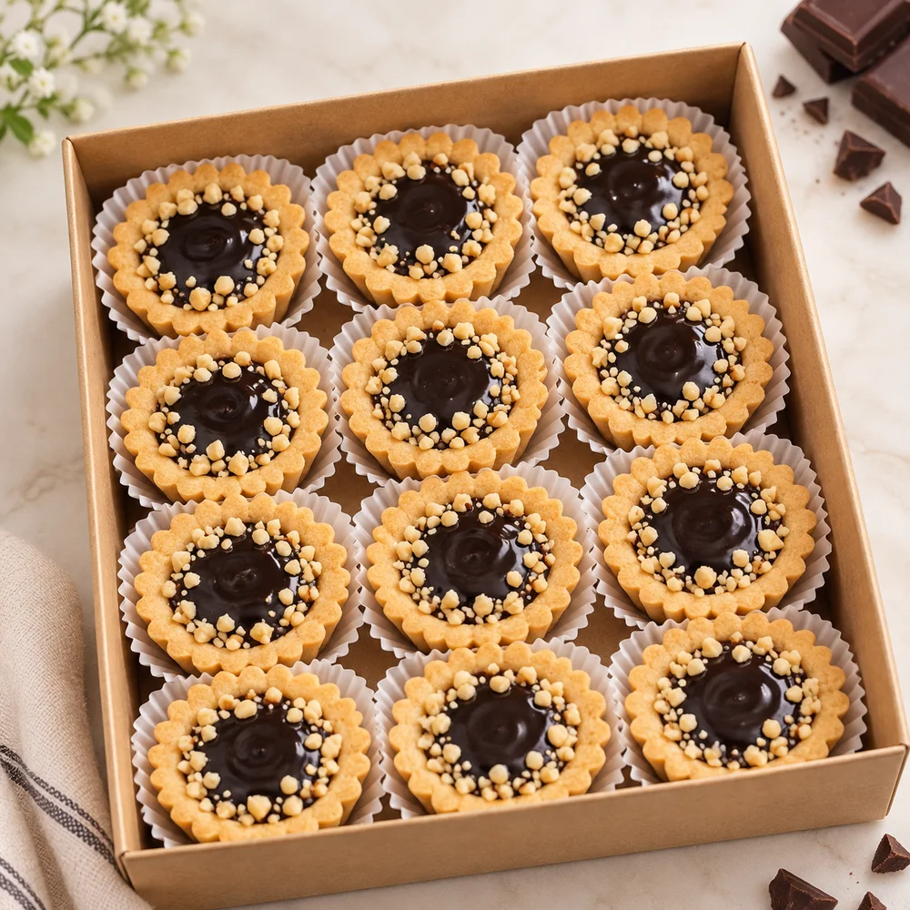 Box of 12 Maneeka Delicacy chocolate tarts